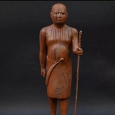 Kaaper Ancient Egyptian Statue, Ka-aper Sheikh El-Balad Handcrafted Reproduction
