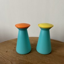 Tupperware Salz Pfeffer Junge Welle Tupper neu Salzstreuer Rarität 2 Sück