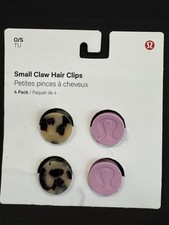 NEW Lululemon Small Claw Hair Clip ONE SIZE 4 Pack