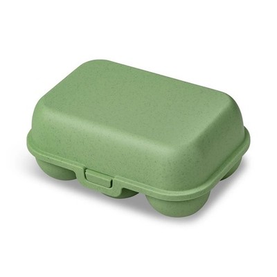 Koziol Eierbox für Boot Camper EGGS TO GO MINI Natur Blattgrün