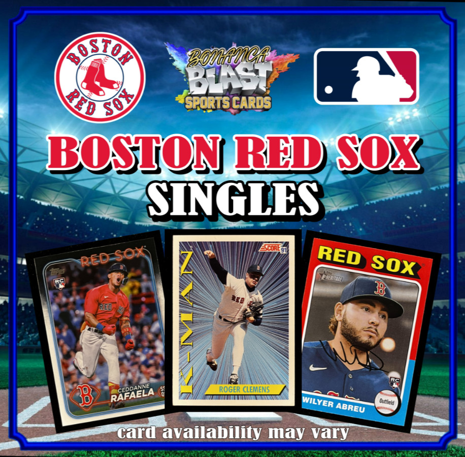 BOSTON RED SOX SINGLES ~ Multiple Players & Years ~ Volume Discounts!