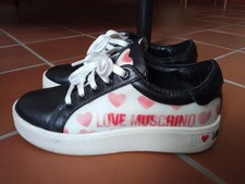 Love Moschino Trainers donna nere casual 37 Usate come nuove