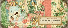 Graphic45 JOY TO THE WORLD 7-PACK 12x12 DOUBLE-SIDED PRINTED CARDSTOCKS