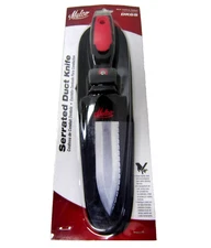 Malco Hunting Duct Knife Heavy-duty Ergonomic Handle Serrated Edge DK6STS w/Case