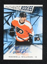 2021 Upper Deck SP Game Used Authentic Rookies Blue Maxwell Willman Max Auto 9l4