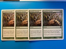 MTG 4x Rampant Growth # 274 Core Set 8th Edition Magic the Gathering x4 LP