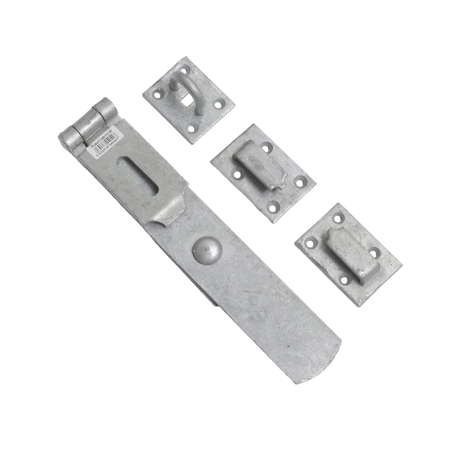 Heavy Swivel Hasp Staple 16"" - Galvanised
