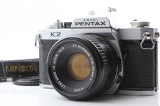   EXC 5  PENTAX K2 35mm SLR Film Camera  XR Rikenon 50mm F2 L Lens from JAPAN