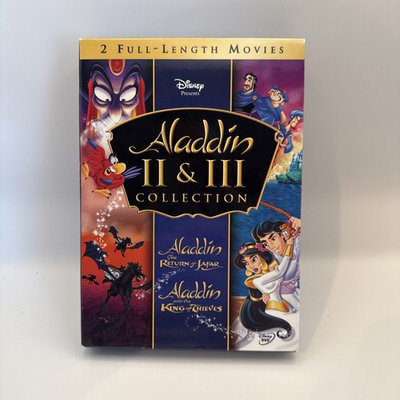 #ad Disney Aladdin II amp; III Collection DVDs Return of Jafar King of Thieves $15.00
