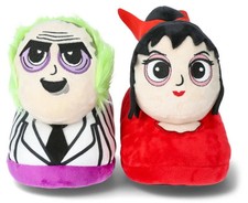 Ground Up Beetle Juice Lydia Deetz Plush Character Slippers Woman  s Size 5-6