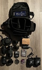 Cannon EOS Rebel T5 with 5 Lenses and Accessories