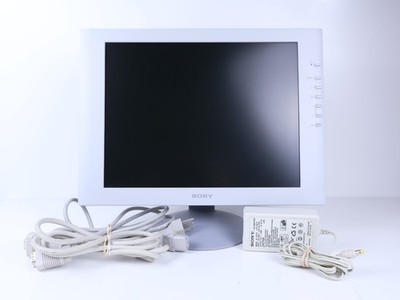Sony SDM-S51 15-Inch TFT LCD Color Computer Display w/ Power Supply - Tested