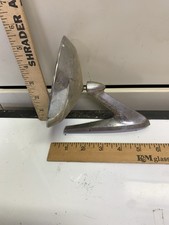 Vintage 1950-1960 Outside Door Chrome Mirror.
