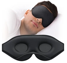 Sleep Mask for Side Sleeper, Eye Mask for Sleeping Women Men, 3D Contoured Cup N