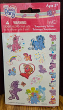 rare NEW Vintage 2004 My Little Pony Temporary Tattoos Hasbro Rainbow Heart