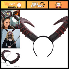 Gothic Devil Horns Headband - Krampus Cosplay Accessory for Halloween Costume