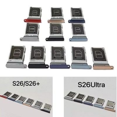 Dual SIM Card Holder Replacement SIM Card Tray For Samsung Galaxy S26/S26 Ultra