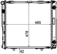 Mahle KüHler WasserküHler MotorküHler FüR Mercedes Saloon Coupe W124 C124 S124