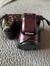 Nikon Coolpix L840 Digital Bridge Camera And SD Card + Batteries Plum/Purple. 