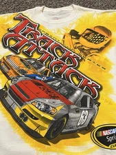 Vintage 90’s NASCAR Sprint Cup Series Track Attack Asphalt Assault AOP T Shirt L