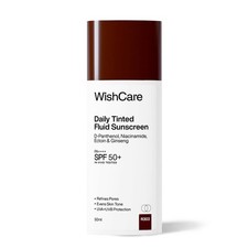 WishCare Daily Fluid Tinted Sunscreen SPF50 PA  , R303, 50ml