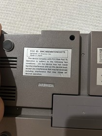 Nintendo NES Console System w/ 2 Controllers & Cables &ndash; Untested &ndash; Original