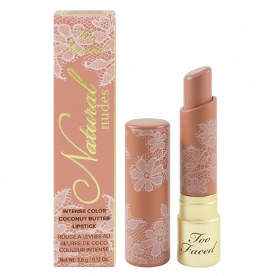 #ad TOO FACED NATURAL NUDES INTENSE COLOR COCONUT BUTTER LIPSTICK .12 OZ 3.6 G NIB $53.88