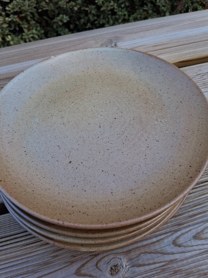 6 Assiettes A Dessert en grès CNP VILLAGE FRANCE Tbe - Photo 3/4