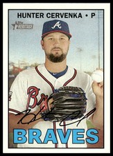 2016 Topps Heritage #673 Hunter Cervenka Atlanta Braves NM+