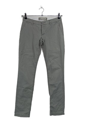 STREET ONE Stoffhose Damen Hose Gr. DE 36 hellgrau Casual-Look