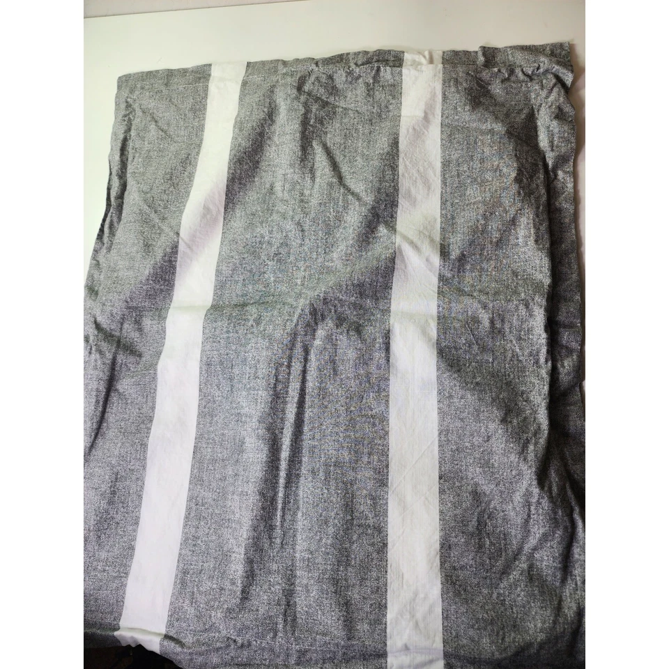 Juego de fundas de almohada TOMMY HILFIGER gris cambray a rayas náuticas ESTÁNDAR/2 Foto 3 de 4