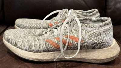 Adidas PureBOOST Men's Size 11 Running Shoes Beige Orange - GREAT CONDITION 