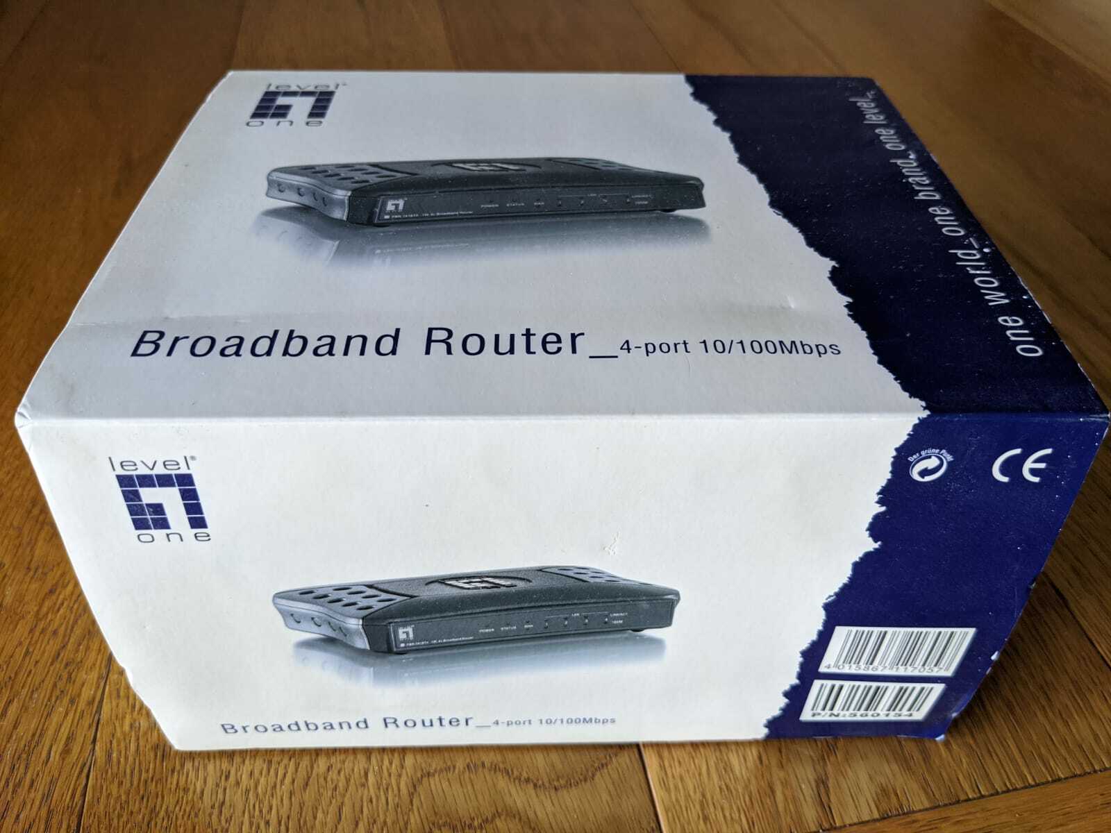 LevelOne FBR-1418TX 4-Port 10/100 Wired Router for sale online | eBay