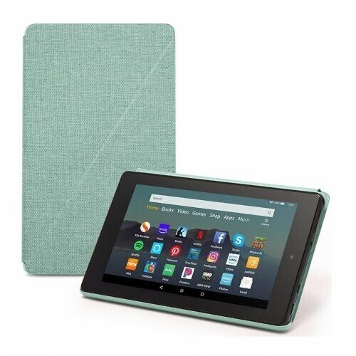 2pk Amazon Fire 7 Tablet Case Cover 9th Gen Devices Sage Green Slim and Durable - Picture 3 of 3