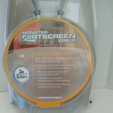 Monster Flatscreen Cable Coaxial Video Cable 2m 6.56ft