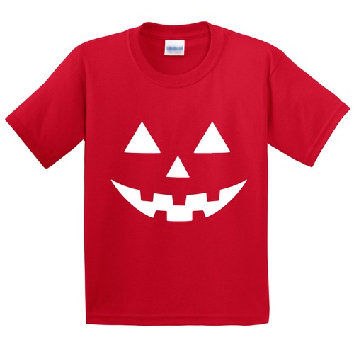 Halloween Kid's T-Shirt Pumpkin Face Characters New Funny Scary Movie Tee - Picture 21 of 44