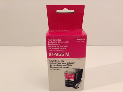 GENUINE CANON IH-955 M MAGENTA PLOTTER INK CARTRIDGE - NEW IN BOX -