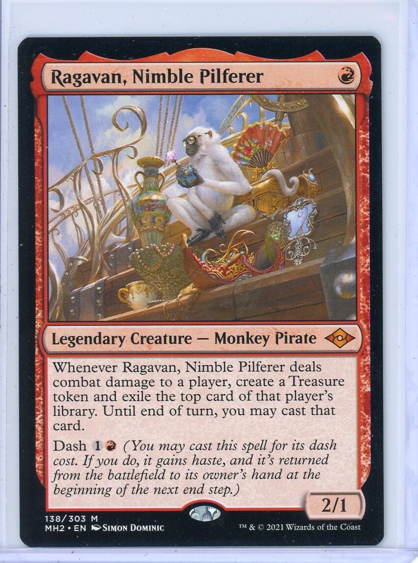 RAGAVAN, NIMBLE PILFERER MTG Modern Horizons 2 MYTHIC RARE 138/303