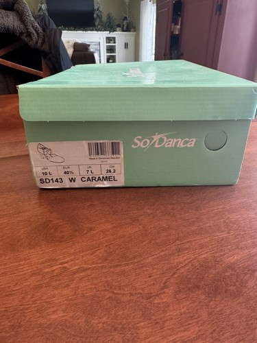 NEW Dance Ballroom Shoes 3' Heel So Danca SD143 Adult Sizes Cross Straps Leather - Picture 6 of 7