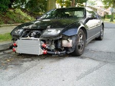 Cxracing Front Mount Intercooler Piping Kit For 90-96 300zx Z32 Twin Turbo Blue