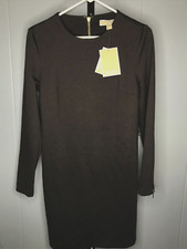 Michael Kors Olive Long sleeve T-Shirt Dress NWT $150 MSRP sz Medium
