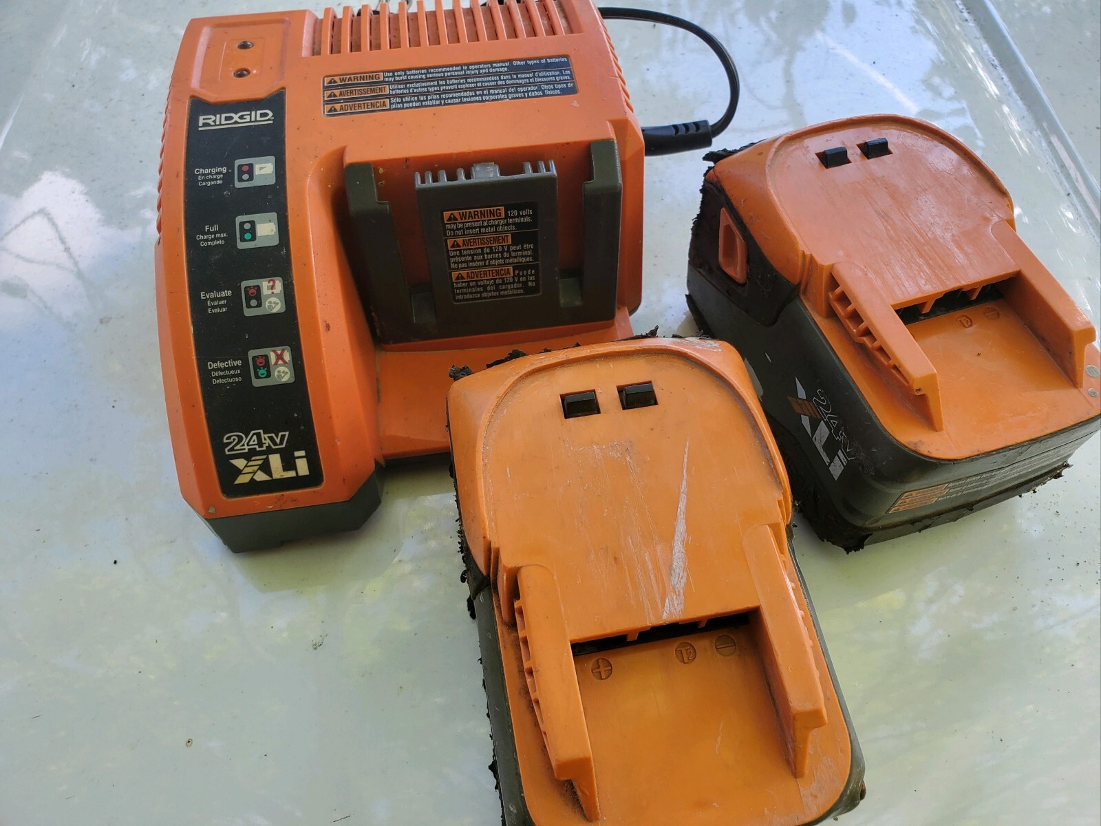 RIDGID 24v XLI Lithium Ion Battery 