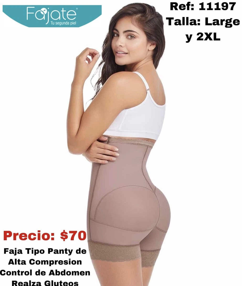 Fajate Fajas Colombianas Panty Alto Con Moldeo De Alta Compresión Realza Gluteos eBay