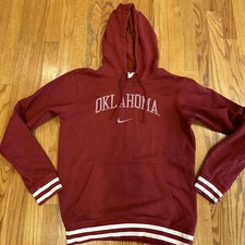 Nike Oklahoma Sooners Hoodie Mens Size Small Red Football OU Activewear