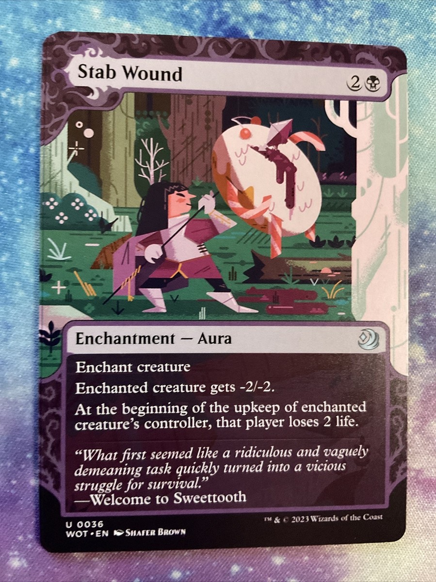 Stab Wound Enchanting Tales - WOT 0036 - NM - MTG Magic | eBay
