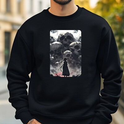 Anime Skull Sweatshirt Cosy and Perfect for Any Occasion S to 4XL