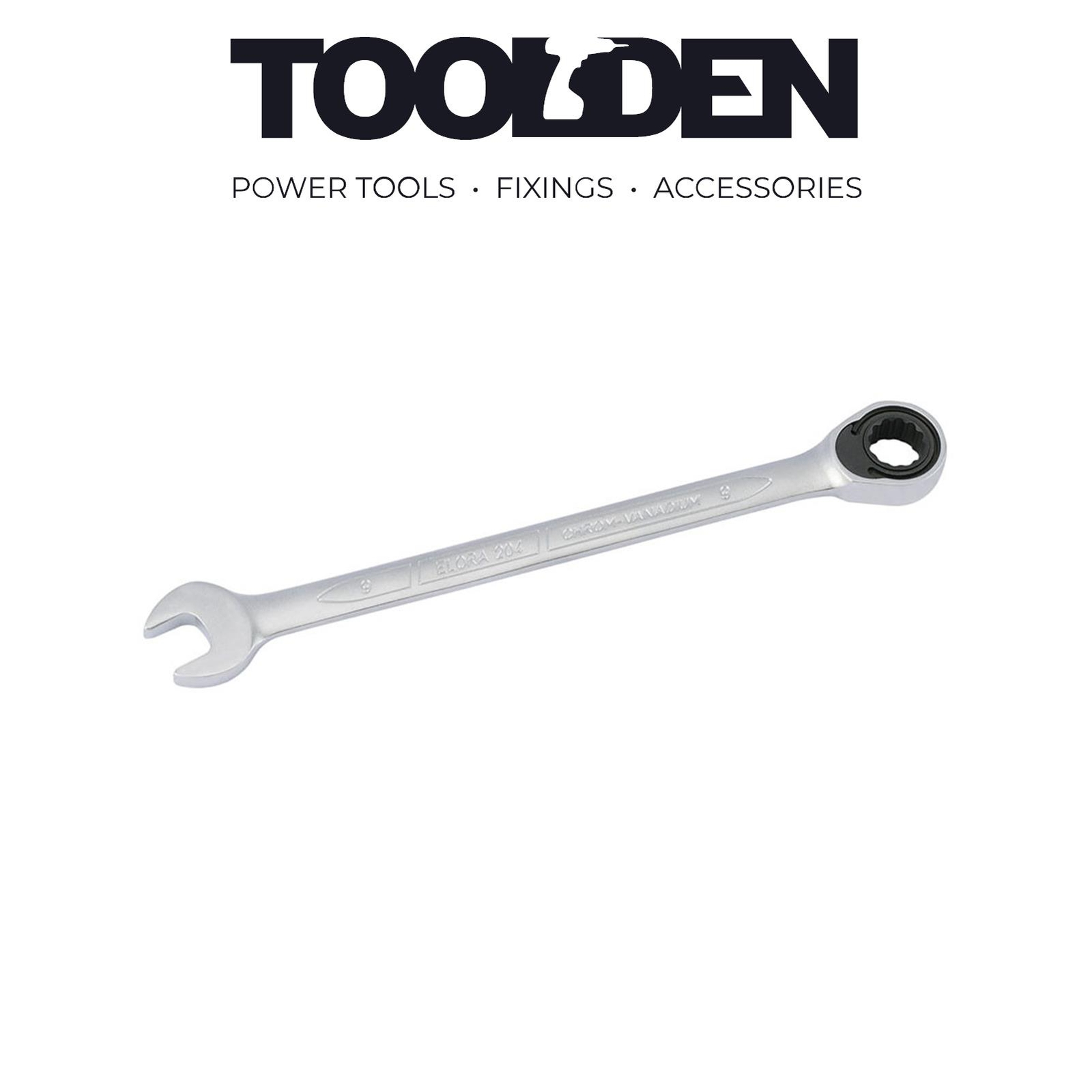Draper 40090 Metric Ratcheting Combination Spanner (15mm)
