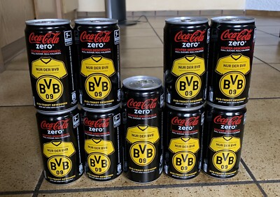 Coca Cola Zero Dosen Bundesliga BVB 09 Borussia Dortmund Sammlung Trikot