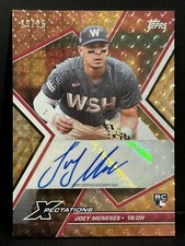 2023 Topps Xpectations MLB Nationals RC Joey Meneses Auto Orange /25