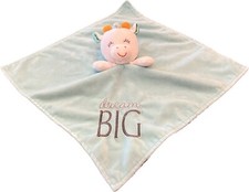 Baby Starters Happy Cow Lovey RATTLE Green Security Blanket Dream Big